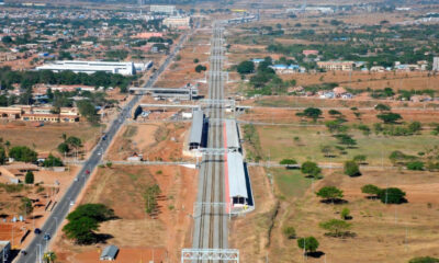 Architectural rendering of the planned Ghana-Burkina Faso railway connecting Tema Port to Ouagadougou