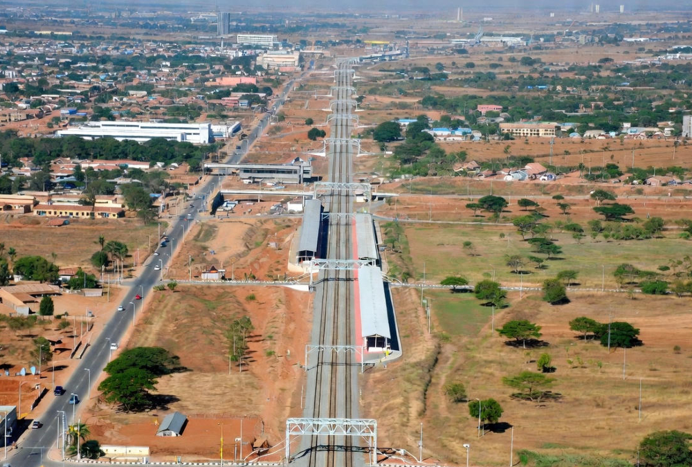 Architectural rendering of the planned Ghana-Burkina Faso railway connecting Tema Port to Ouagadougou