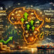 African continent map with investment growth indicators highlighting 2026 economic opportunities and strategic market positioning