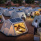 Portable solar-powered tent designed by Ugandan students