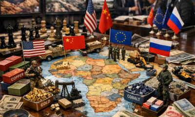 Image representing the complex geopolitics of the new Scramble for African resources.