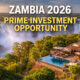 Zambia investment outlook 2026 highlighting post-debt recovery, stable currency, and opportunities in hospitality, infrastructure, energy, and mining-driven growth.