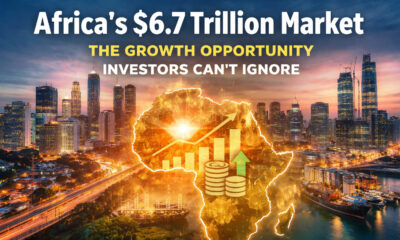 Africa’s $6.7 trillion market growth with rising foreign direct investment and expanding workforce driving economic opportunities across the continent.