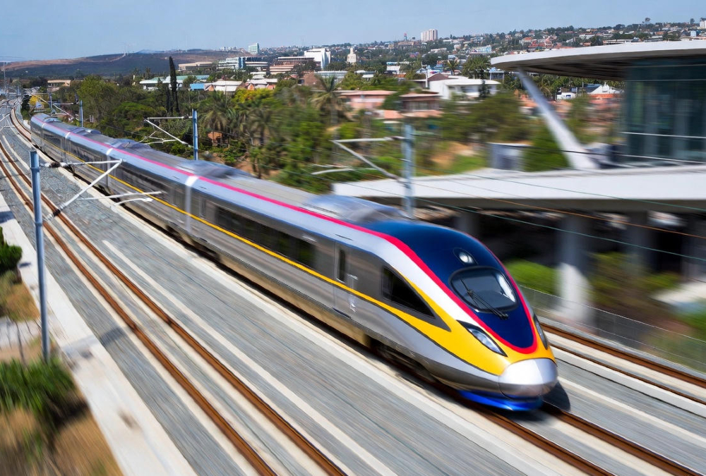 High-speed rail infrastructure concept illustrating how Africa can apply lessons from China’s rail revolution to drive economic growth, regional integration, and sustainable development.