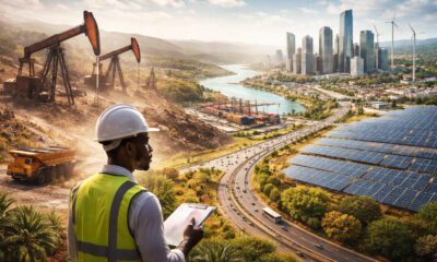 African economy illustrating the transition from resource dependence to diversified, sustainable growth.