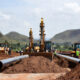 East African Crude Oil Pipeline construction in Uganda and Tanzania