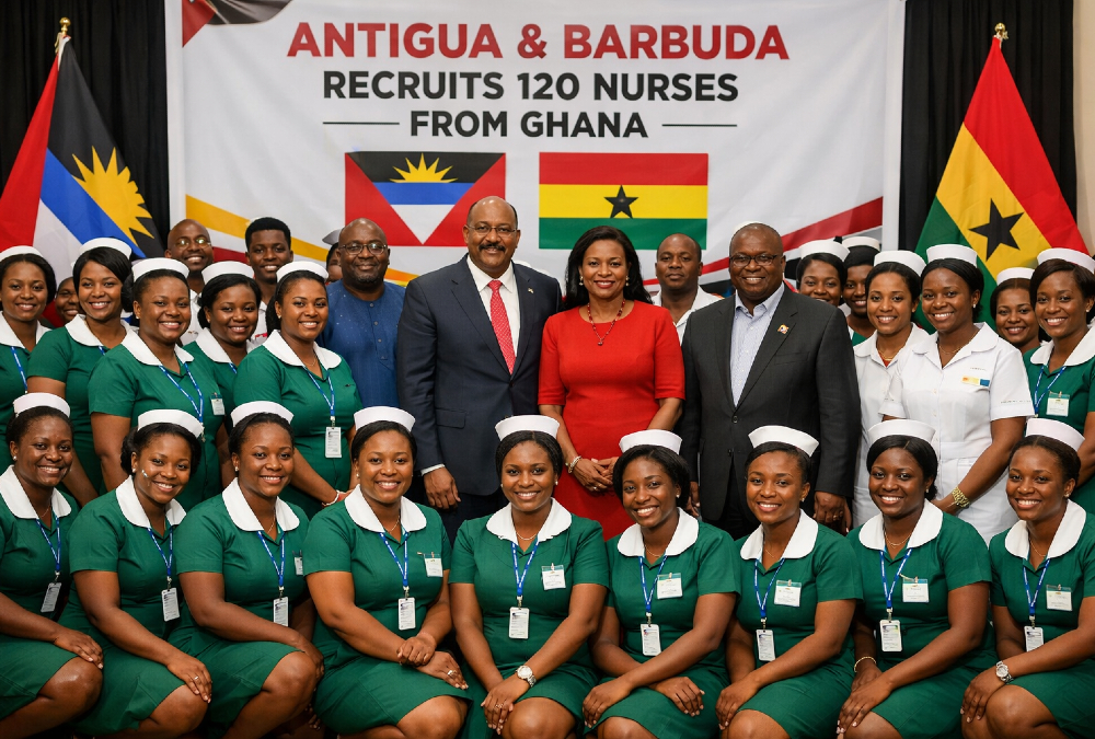 Antigua & Barbuda recruits 120 nurses from Ghana