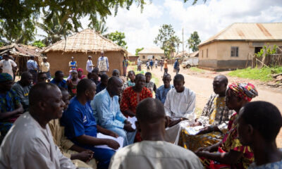 A kgotla village assembly in Botswana, an example of integrating traditional legitimacy.