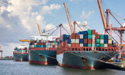 Container ships and cargo illustrating African trade diversification and supply chain resilience