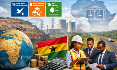 African governance and development concept illustrating how strong institutions - not country size or natural resources - drive stability, infrastructure, and economic growth, highlighted by Ghana’s energy sector reform success.