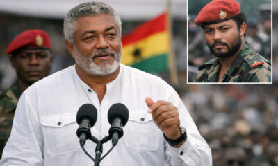 Former Ghanaian President Jerry Rawlings, an example of military leader turned democratic president.