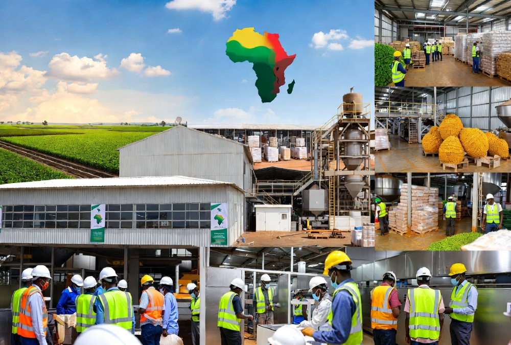 African agro-processing and manufacturing sectors benefiting from AfCFTA implementation.