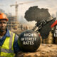 African economic development constrained by high borrowing costs despite low debt ratios