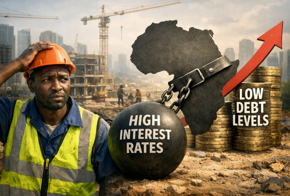 African economic development constrained by high borrowing costs despite low debt ratios