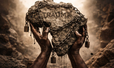 Hands holding weight symbolizing Africa's emotional inheritance and generational trauma