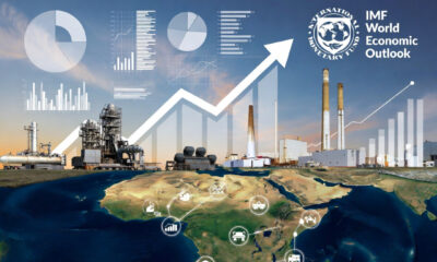 Africa’s economic transformation illustrated by rising growth, industrialization, trade integration under AfCFTA, and IMF projections positioning the continent as a future global growth leader