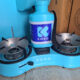 A KOKO Networks clean cookstove and ethanol fuel canister