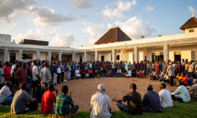 Modern African community gathering symbolizing dignity, purpose, and belonging - the essence of living a good life rooted in African values and collective wisdom.