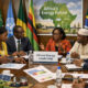 African energy professionals discussing policy and leadership around a conference table, symbolizing the call for African inclusion in global energy decision-making and the continent’s energy future.