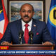 Prime Minister Gaston Browne announcing snap election in Antigua & Barbuda