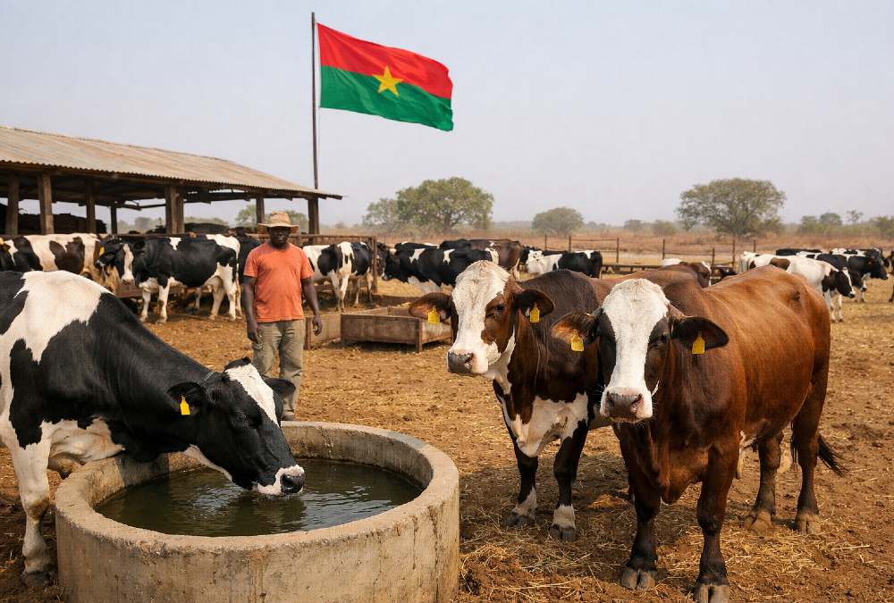 Brazilian Holstein and Girolando dairy cows imported to Burkina Faso to boost domestic milk production