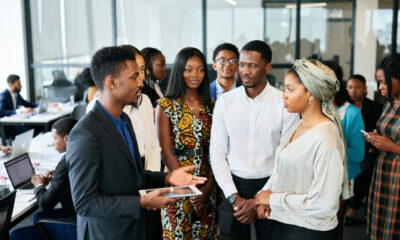 Young African professionals and entrepreneurs driving growth in digital economy, agribusiness, and renewable energy sectors across the continent.