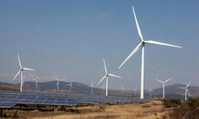 Utility-scale solar and wind farm in Southern Africa supporting SADC's 53% renewable energy target by 2040