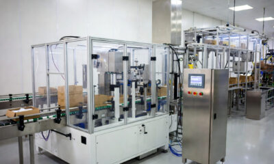SADC manufacturing facility with automated pharmaceutical cartoning equipment, compact secondary packaging system for multi-SKU production in Southern African Development Community region, export-ready GMP-compliant packaging operations