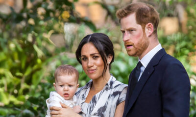 Meghan Markle and Prince Harry with son Archie, sparking royal family discussions about race and skin tone