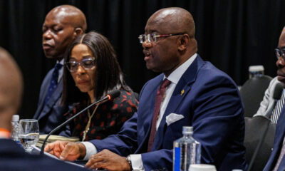 Afreximbank President Dr. George Elombi announces $5 billion CARICOM financing cap at St. Kitts & Nevis meeting.