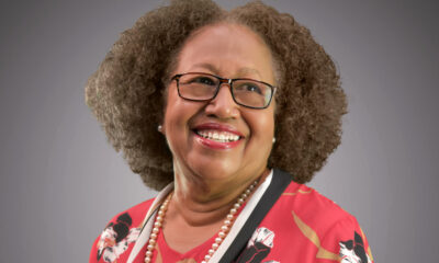 Carla Barnett, first female CARICOM Secretary-General, reappointed for a second five-year term at the 50th CARICOM Heads of Government meeting in St. Kitts & Nevis.