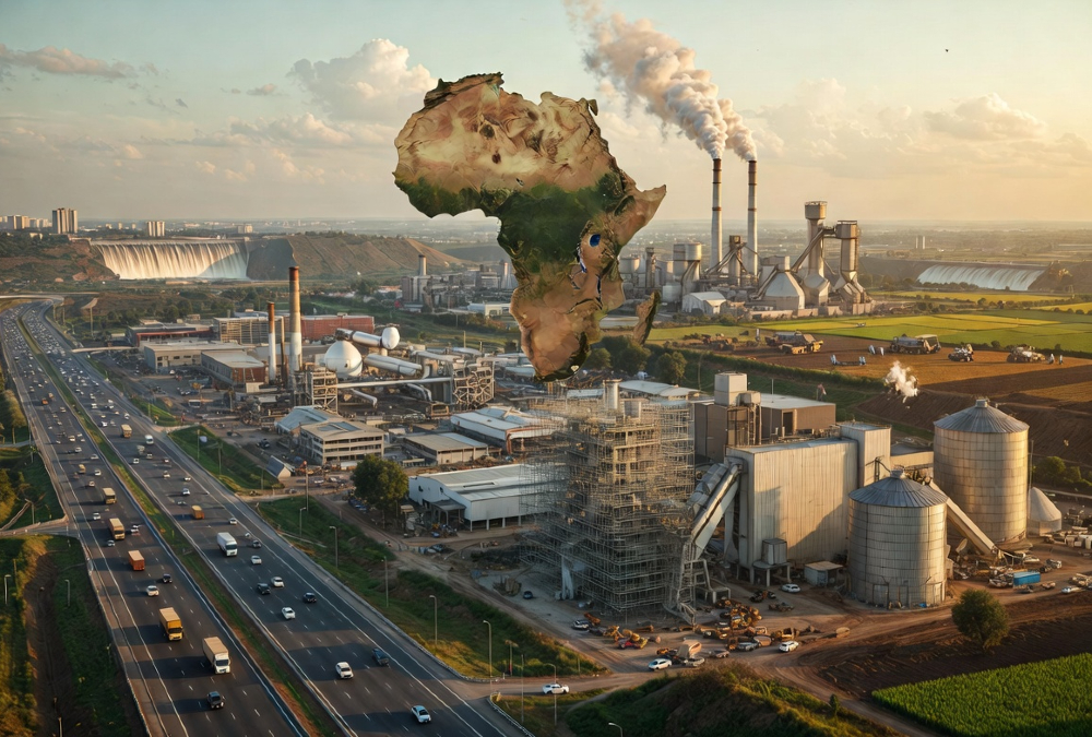 Africa’s economic transformation through infrastructure, industrialization, agro-processing, tourism development, and youth employment growth across the continent