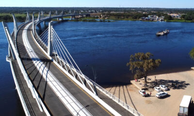 Bridge linking Zambia and Botswana over the Zambezi River, representing Southern Africa's expanding trade and transport integration.