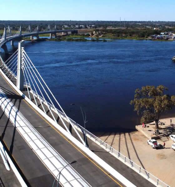 Bridge linking Zambia and Botswana over the Zambezi River, representing Southern Africa's expanding trade and transport integration.