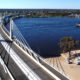 Bridge linking Zambia and Botswana over the Zambezi River, representing Southern Africa's expanding trade and transport integration.