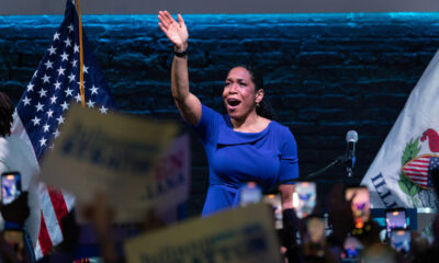 Illinois Lt. Gov. Juliana Stratton celebrates victory after winning Democratic Senate primary, poised to become one of three Black women serving in the U.S. Senate, highlighting her focus on maternal health, civic engagement, and historic representation.