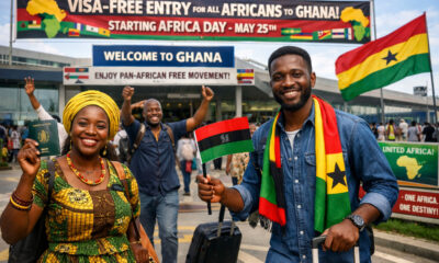 Ghana announces visa-free entry for Africans starting Africa Day, advancing Pan-African free movement and regional integration.