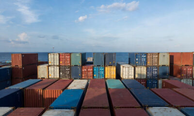 Caribbean shipping containers at port reflecting growing pressure on Caribbean US trade dependence as US tariffs reshape regional supply chains