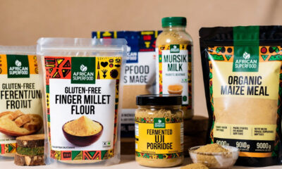 Value-added, African superfood products, including gluten-free finger millet flour and fermented foods like Uji porridge and Mursik milk probiotic beverages for the international health food market