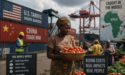 African farmers and food markets impacted by US-China trade war as rising tariffs and global trade disruptions drive food inflation and economic strain across Africa