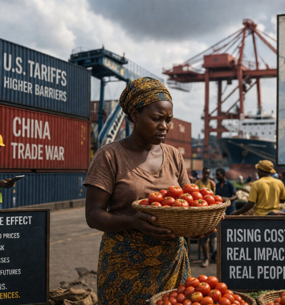 African farmers and food markets impacted by US-China trade war as rising tariffs and global trade disruptions drive food inflation and economic strain across Africa