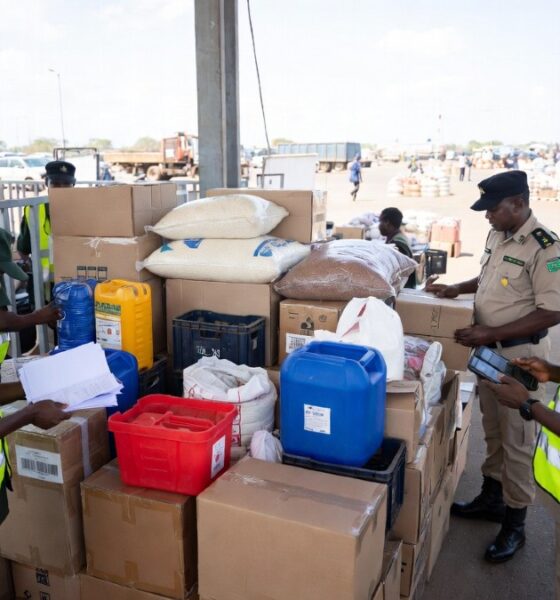 Goods clearance at Southern African border demonstrating NTB elimination efforts under SADC trade agreement