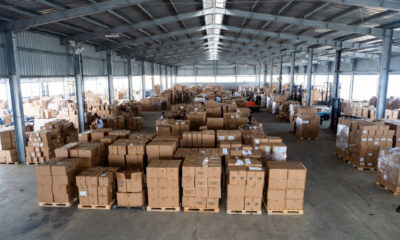 Distribution warehouse in Africa highlighting supply chain infrastructure and inventory management challenges