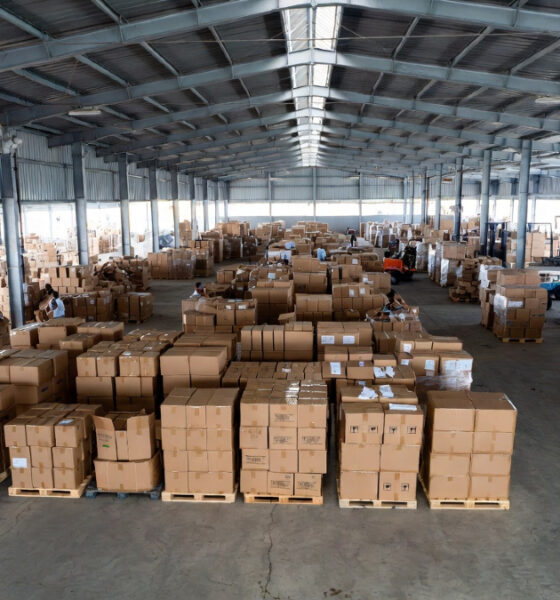 Distribution warehouse in Africa highlighting supply chain infrastructure and inventory management challenges