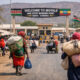 Small-scale traders crossing Moyale border between Kenya and Ethiopia