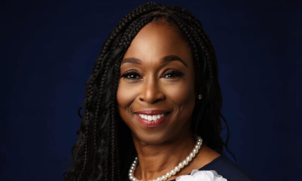 Dr. Denise Jones Gregory, Jackson State University's first alumna and 14th permanent president