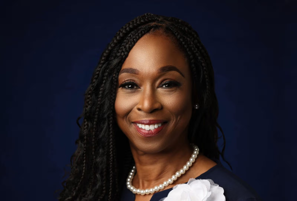 Dr. Denise Jones Gregory, Jackson State University's first alumna and 14th permanent president