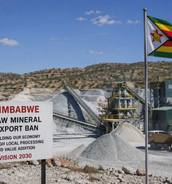 Zimbabwe mining site with lithium extraction operations illustrating the impact of the Zimbabwe raw mineral export ban on global supply chains and local processing initiatives