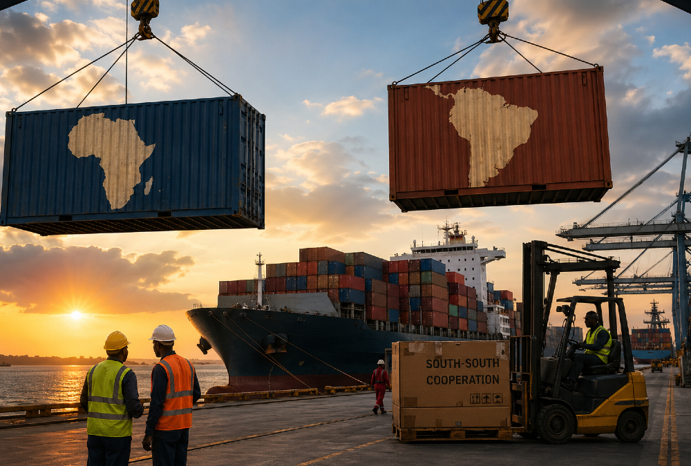 Africa and Latin America strengthening South–South trade ties through new shipping routes, infrastructure development, and value chain integration to reshape global commerce