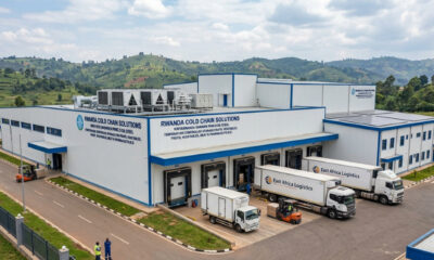 Modern cold storage facility in Rwanda supporting East Africa’s cold-chain logistics hub, reducing food loss and enabling safe transport of perishable goods and pharmaceuticals